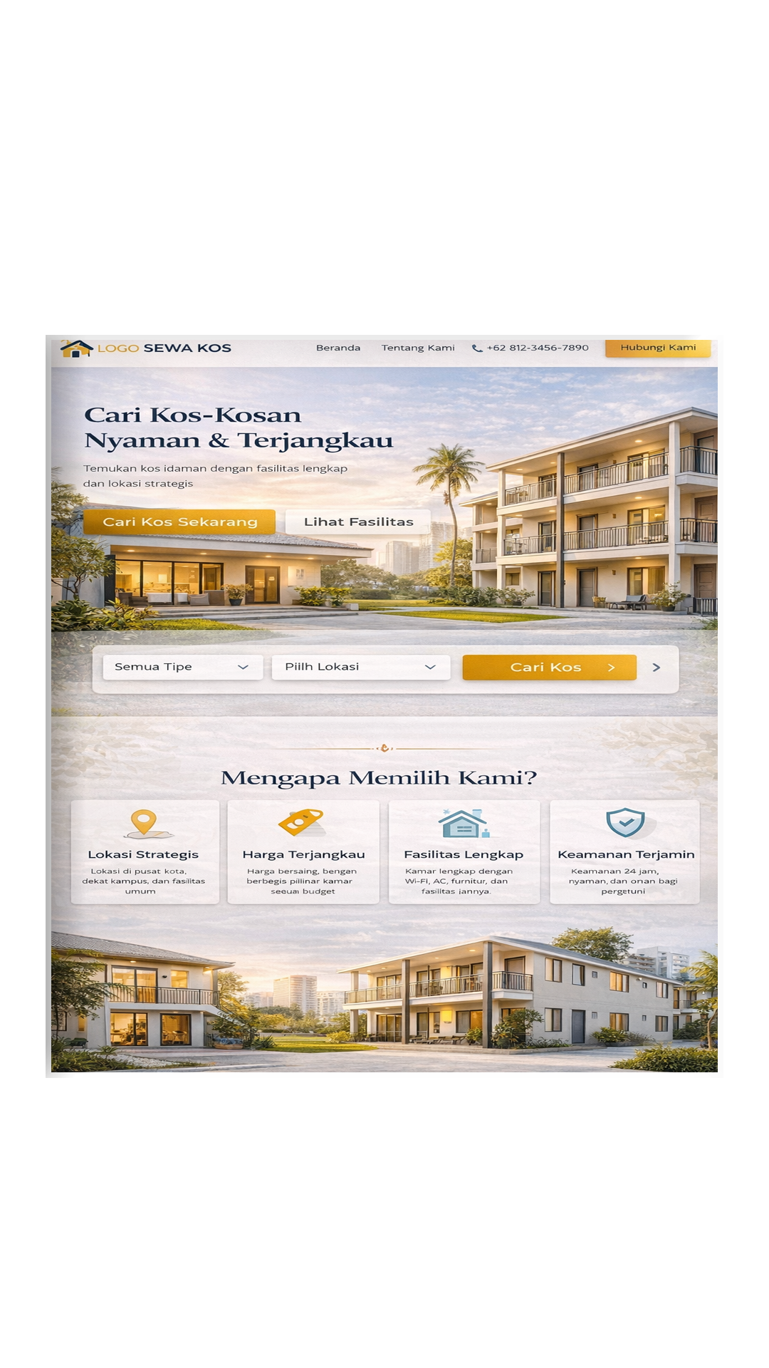 Jasa design koskosan dan sewa rumah maupun ruko